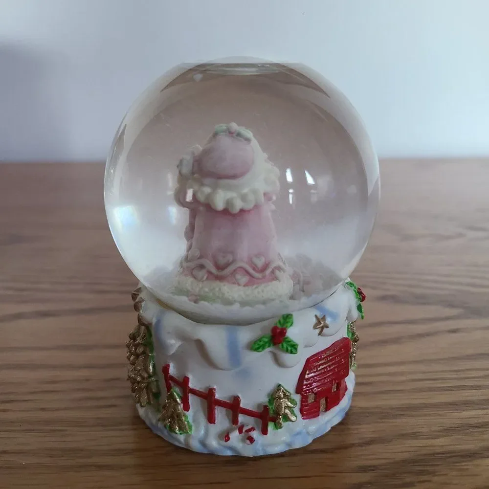 Vintage Christmas Tree Ornaments and Santa Snow Globe Décor Bundle Lot